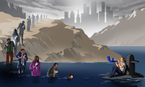 L’essere umano moderno: uno “zombie” nelle illustrazioni di Gunduz Agayev